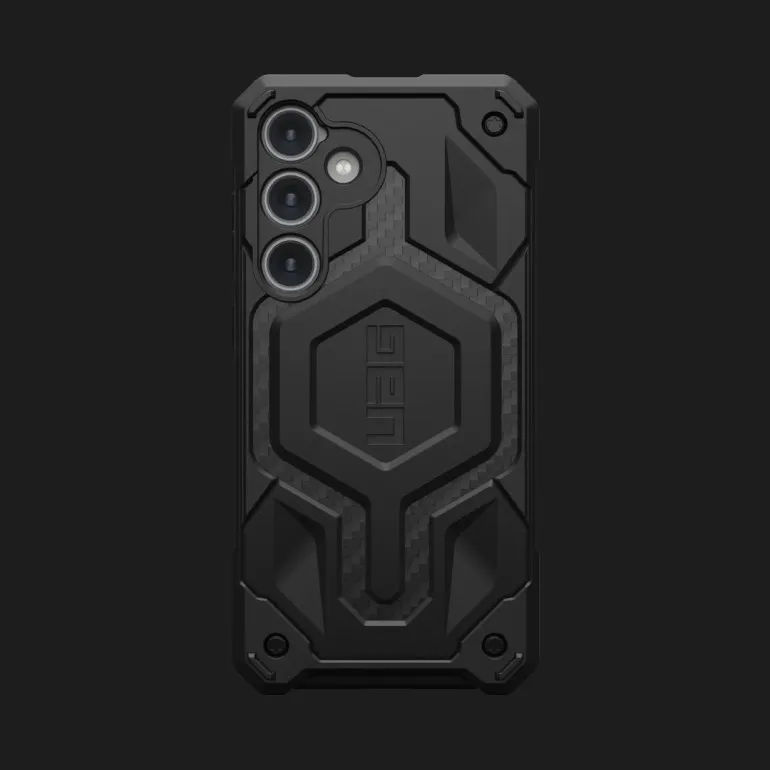 Чохол UAG Monarch для Samsung Galaxy S24 Carbon Fiber