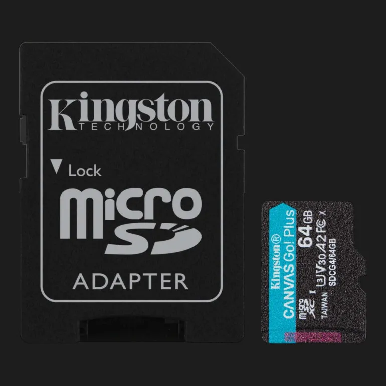 Карта пам'яті Kingston Canvas Go Plus Micro SDXC 64GB SDCG4/64GB