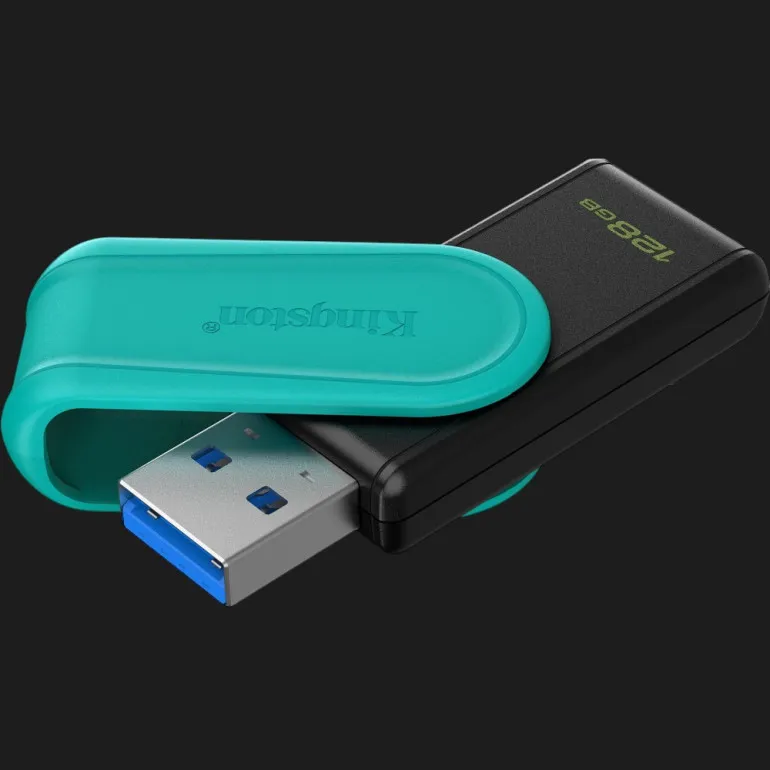 Флеш-накопичувач Kingston USB 3.2 DT Exodia S 128GB Black Turquoise