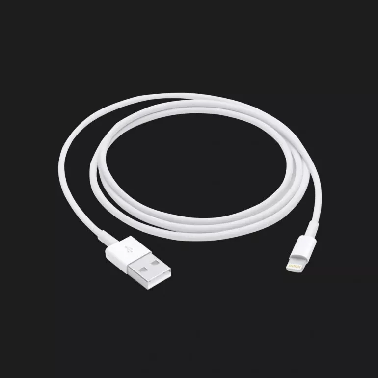 Оригінальний Apple Lightning to USB кабель 1m MD818 MQUE2